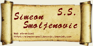 Simeon Smoljenović vizit kartica